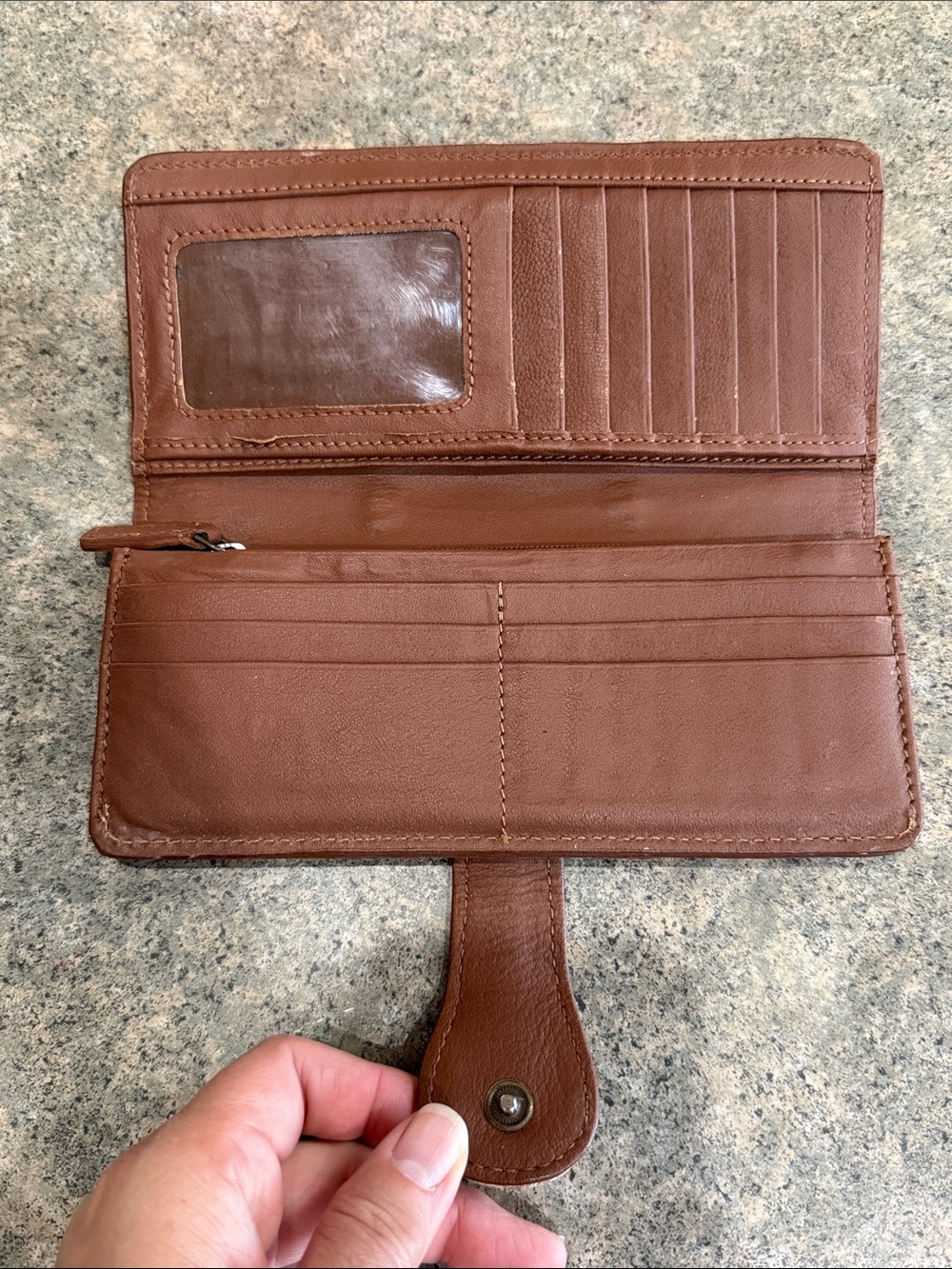 Cow hide wallet - Picture 3 of 6